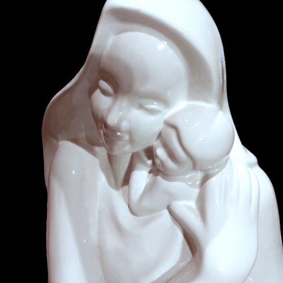 Madonna & Child Figurine, Gift For Her, Mother Child Figurine, Home Decor - Picture 2 of 11